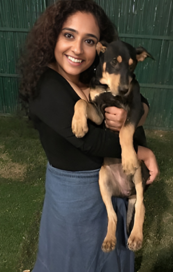 Vidhi  with Jalebi